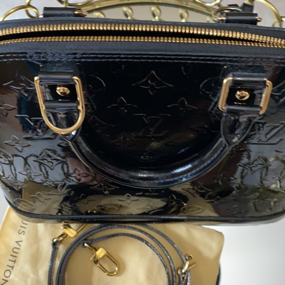 ALMA PM MV BLACK LEATHER PURSE - Picture 5 of 15